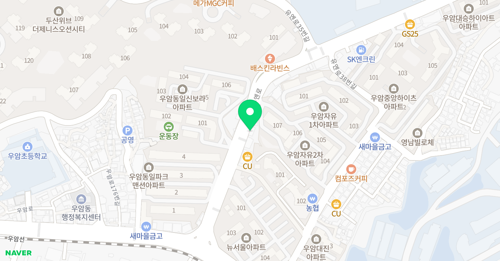 피아노위하리 음악학원 위치
