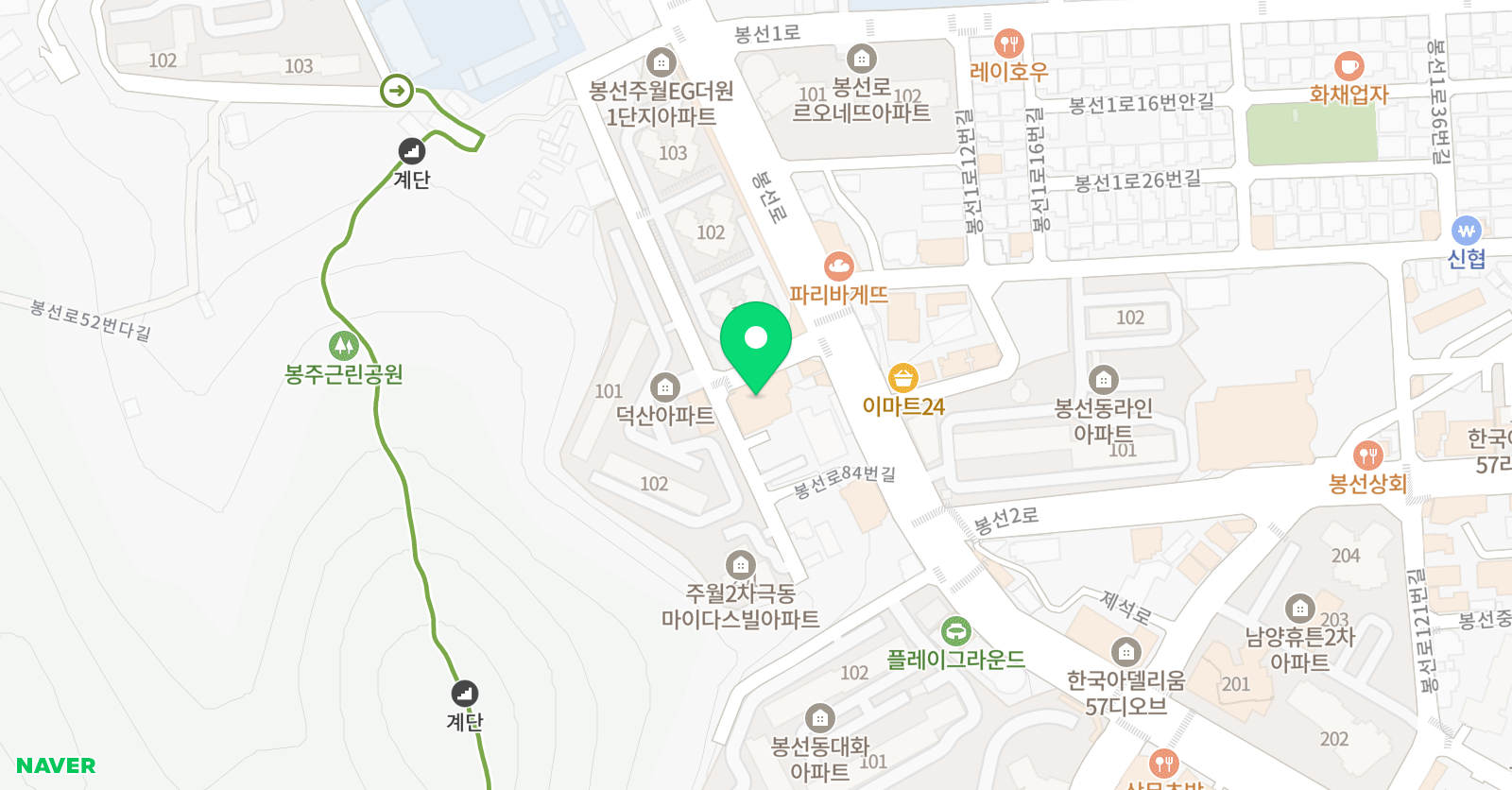 영재음악 ON 위치