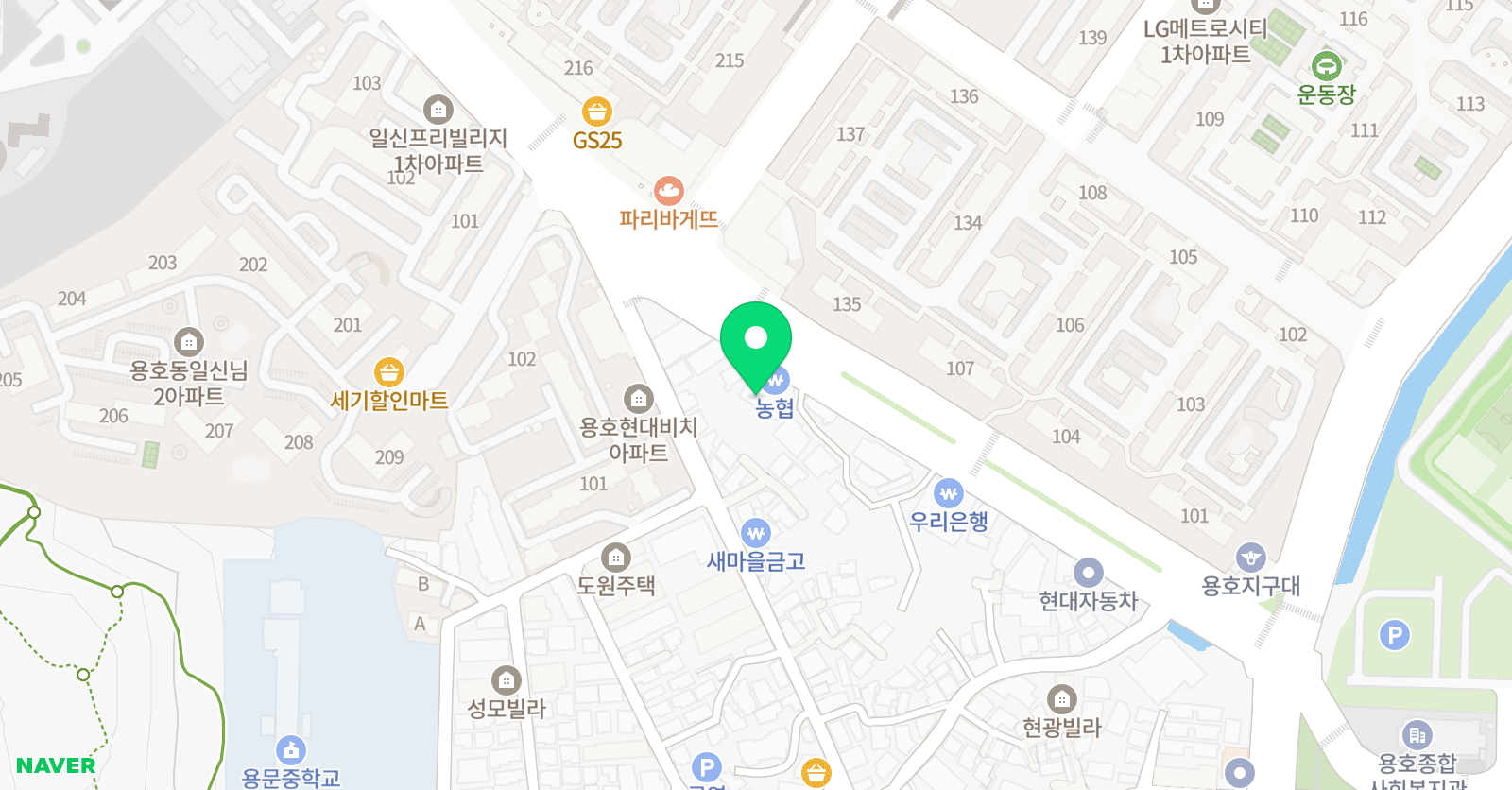 다교 수학영어학원 위치