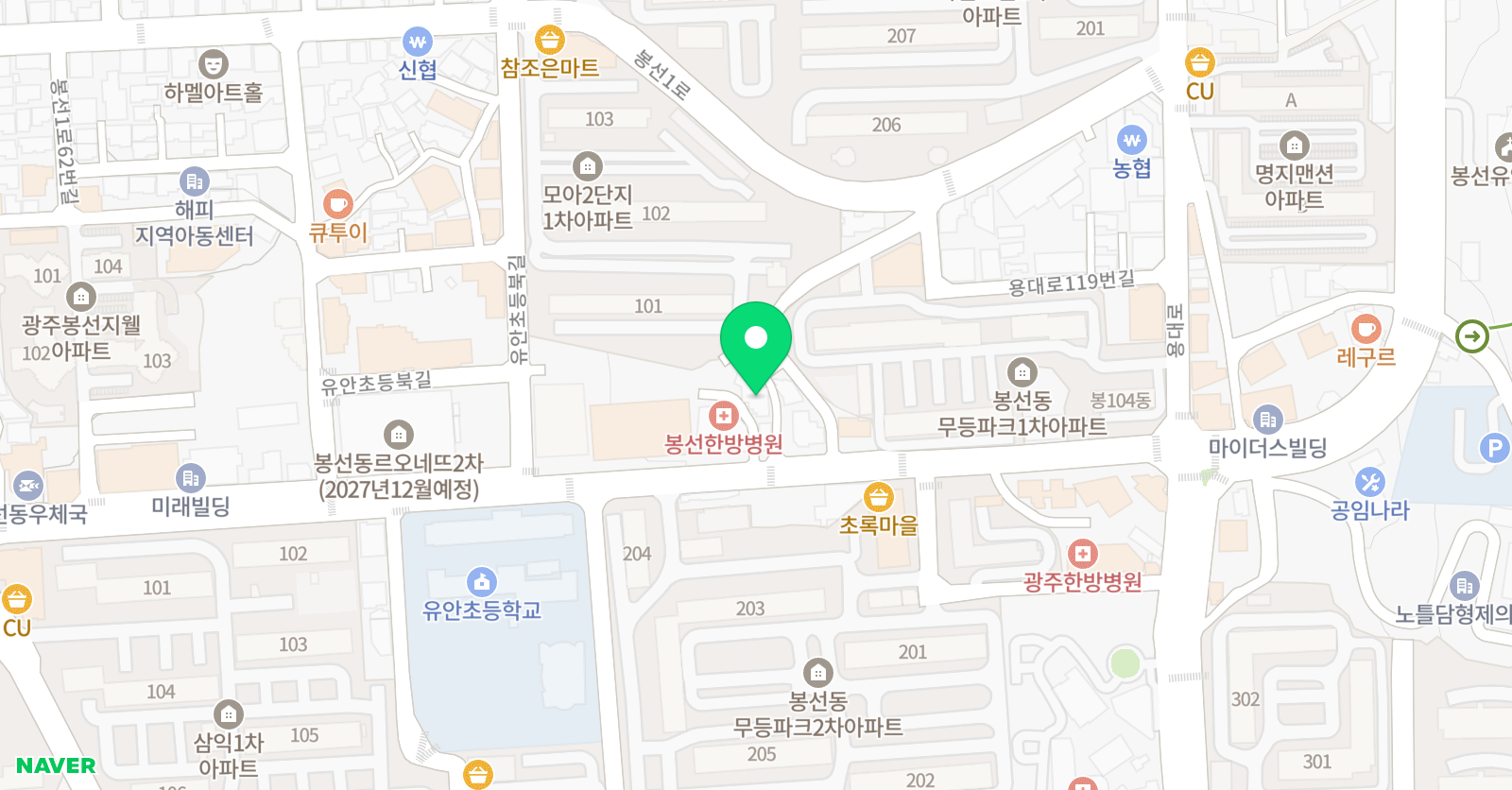 봉선폴리 어학원 위치