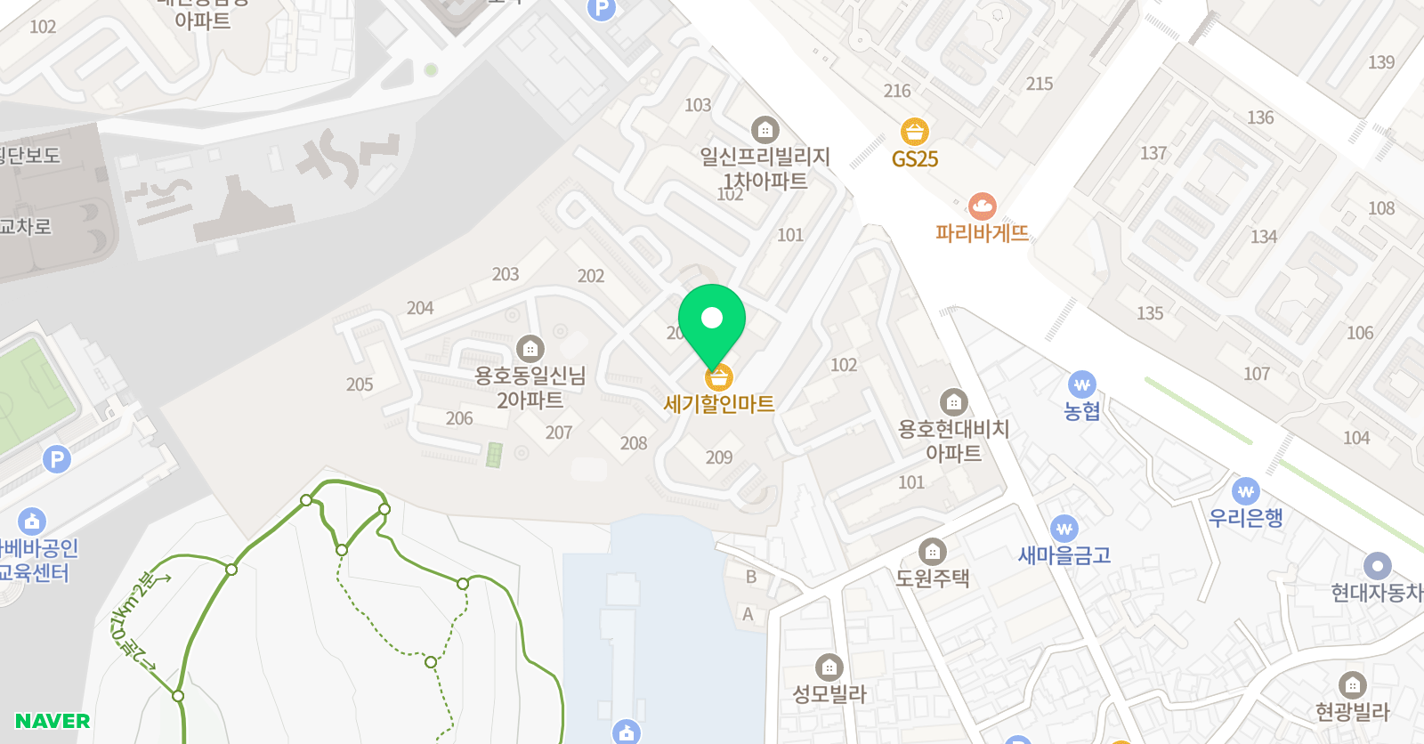 3030 영어 용호분포 러닝센터 위치