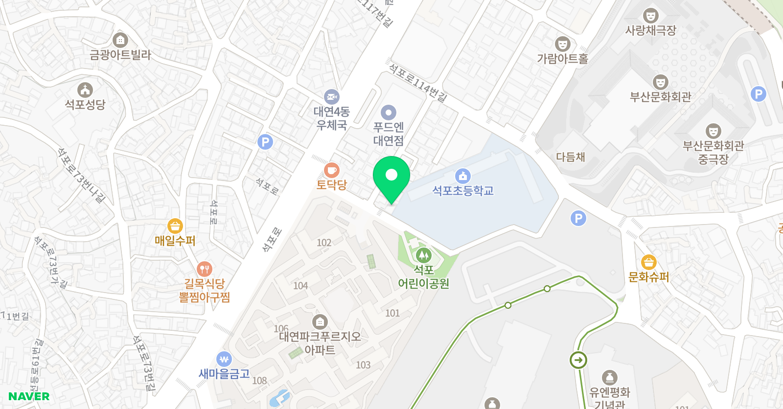 H뮤직스튜디오 위치