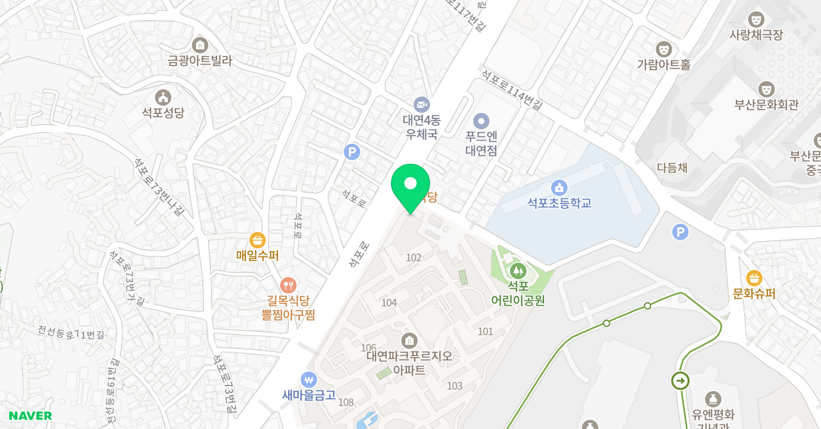 꿈꾸는그림숲 미술교습소 위치
