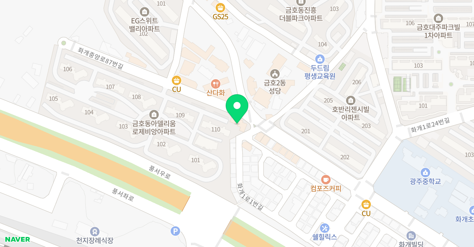 조은진 피아노음악학원 위치