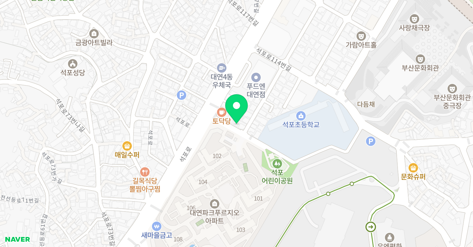 아소비 부산대연7점 위치