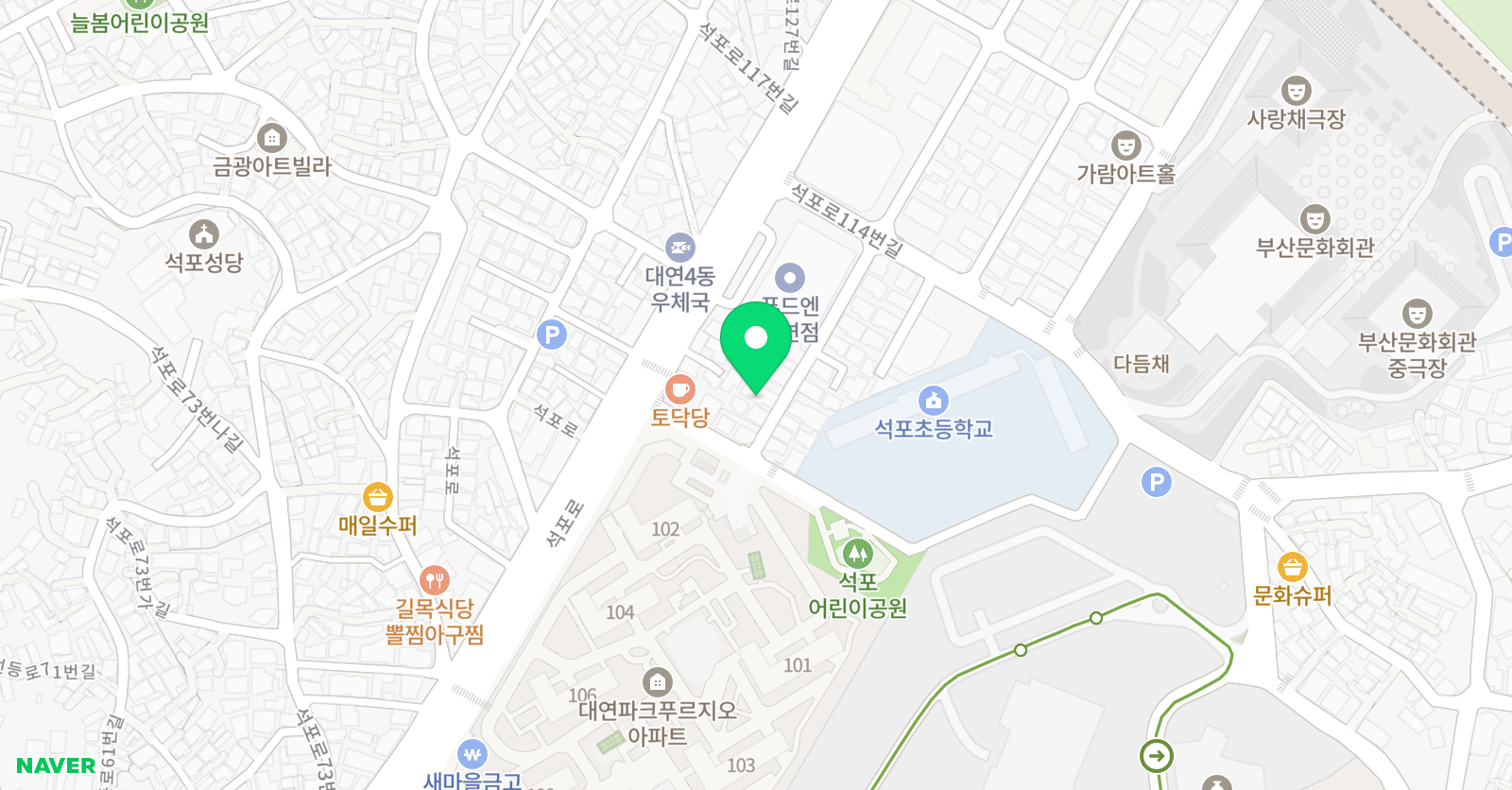석포피아노 위치