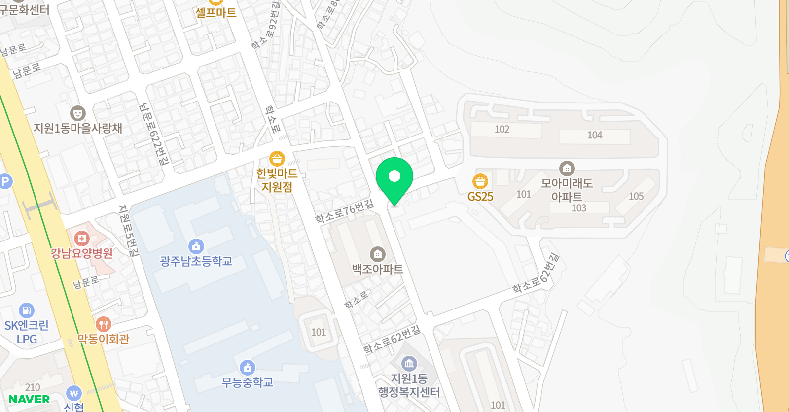 남교 태권도 위치