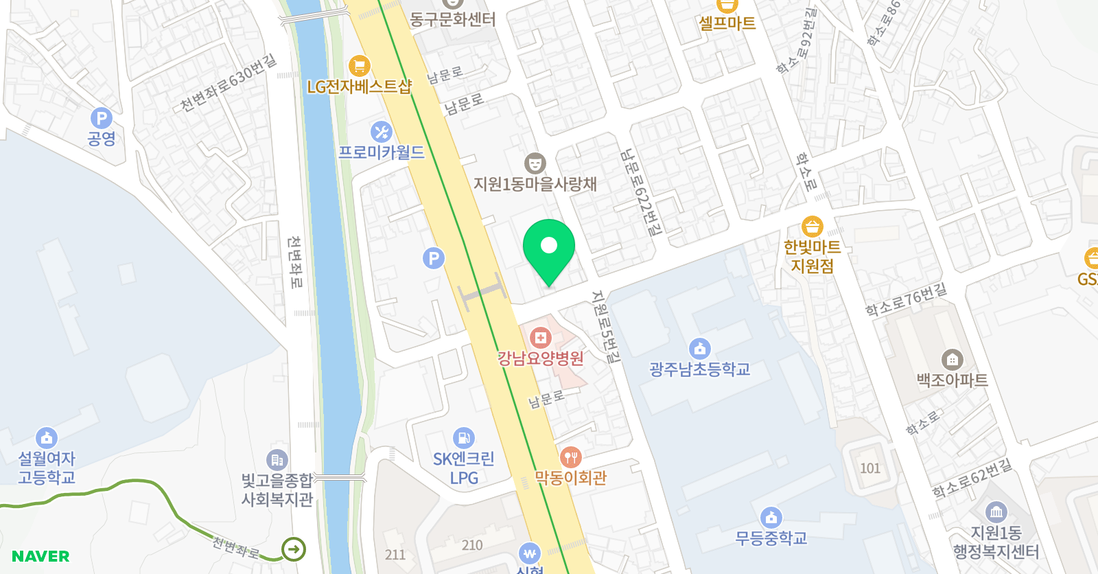 엠케이비에듀 학원 위치