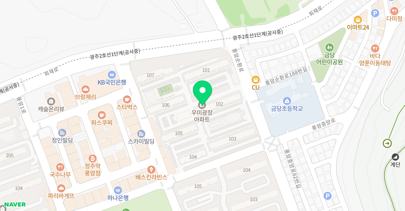 블레스영어학원 위치
