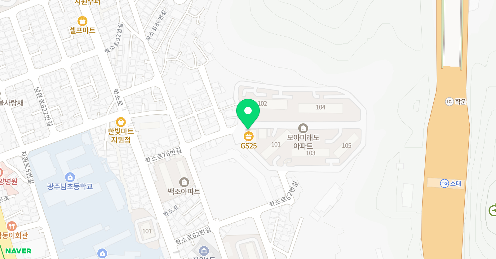 오가영 수학학원 위치