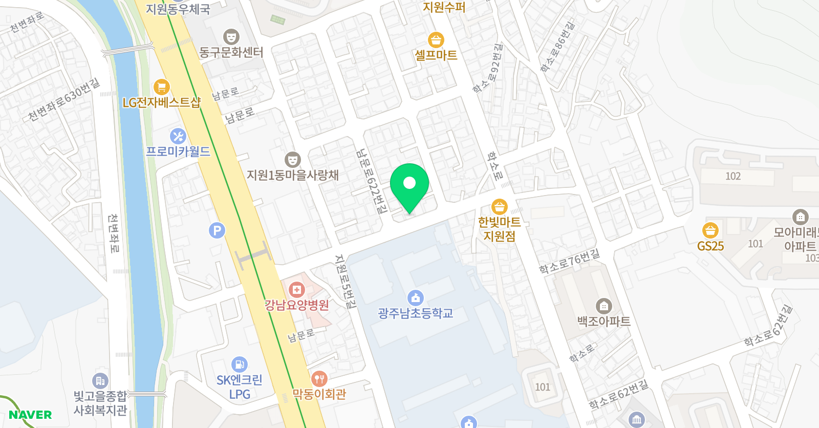 잉글리쉬무무 소태학습관 위치