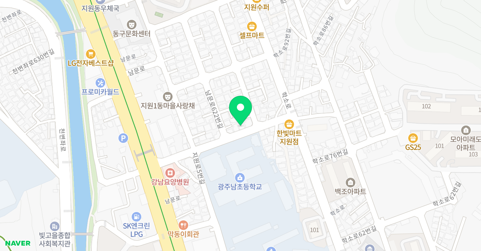 삼성영어 탑리더학원 위치
