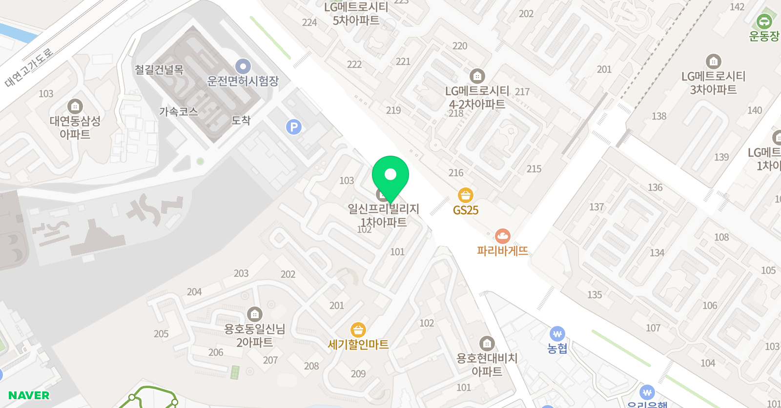 뮤엠 영어 용호일신점 위치
