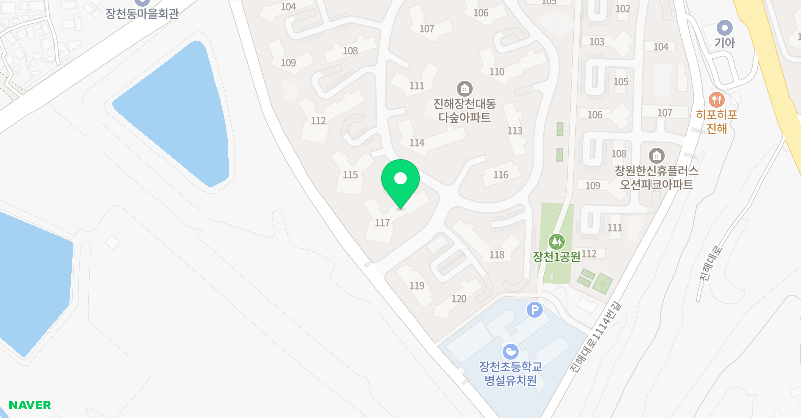기탄 사고력교실 장천대동다숲점 위치