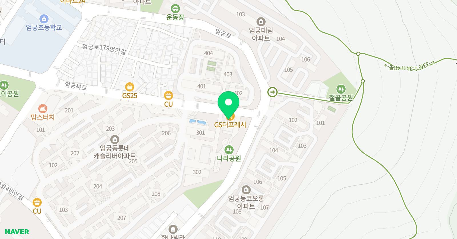 한우리 독서논술 위치