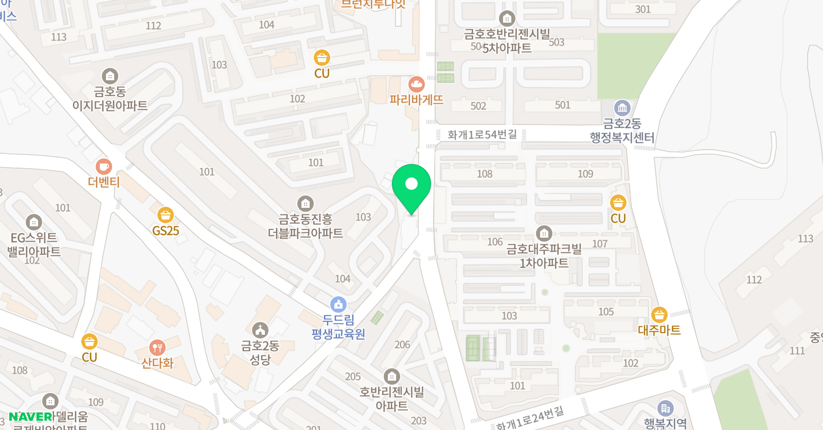올림 학원 위치