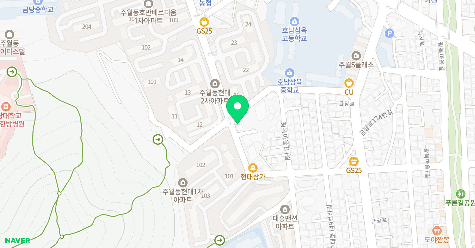 리드앤톡 영어도서관 네이쳐 영어학원 위치