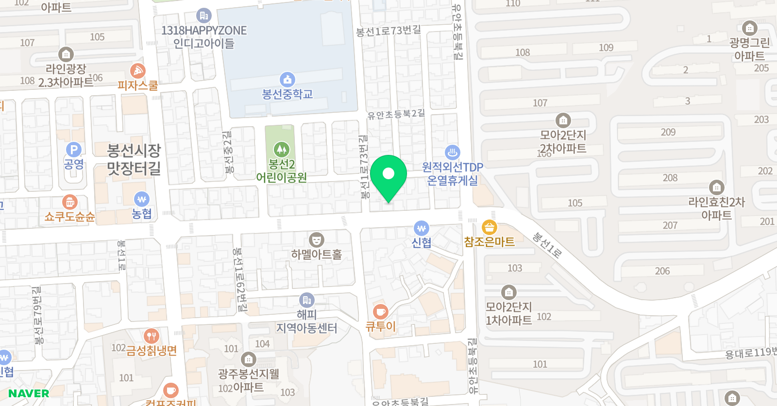 탑엘리트 학원 위치