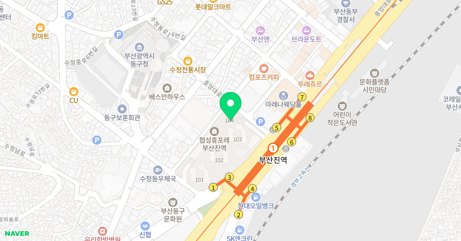 기탄사고력교실 부산서부점 위치