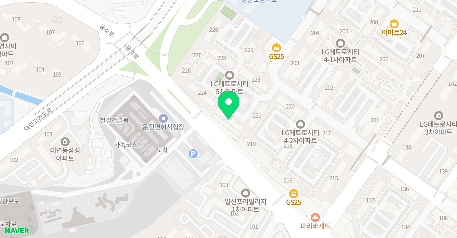 TK 영어 위치