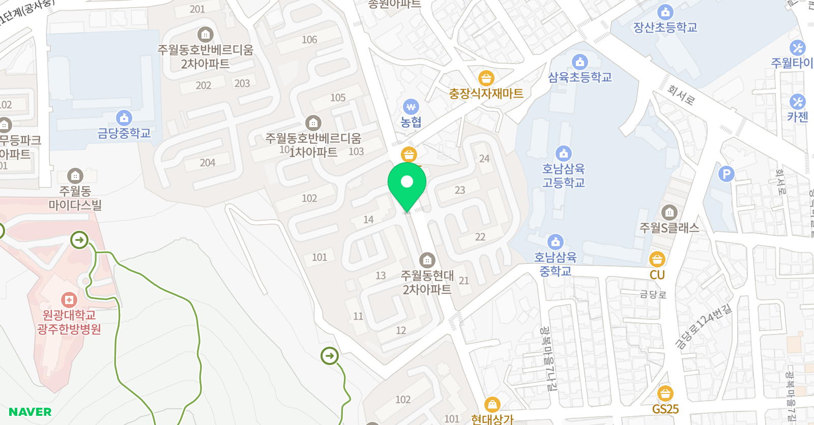 뮤엠 영어 장산캠퍼스 위치