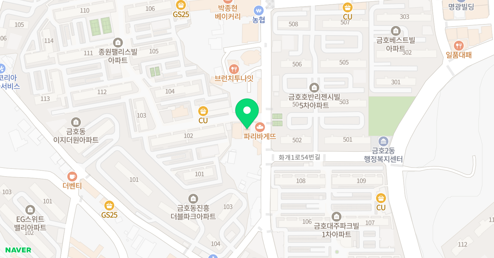 천지인 단과학원 위치