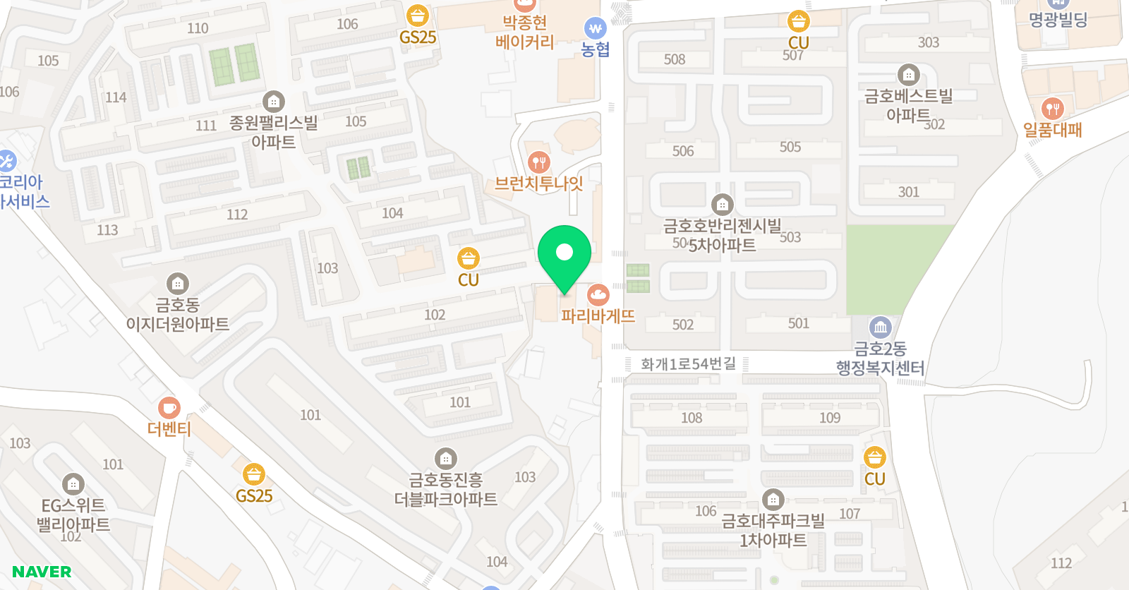 압구정 학원 위치
