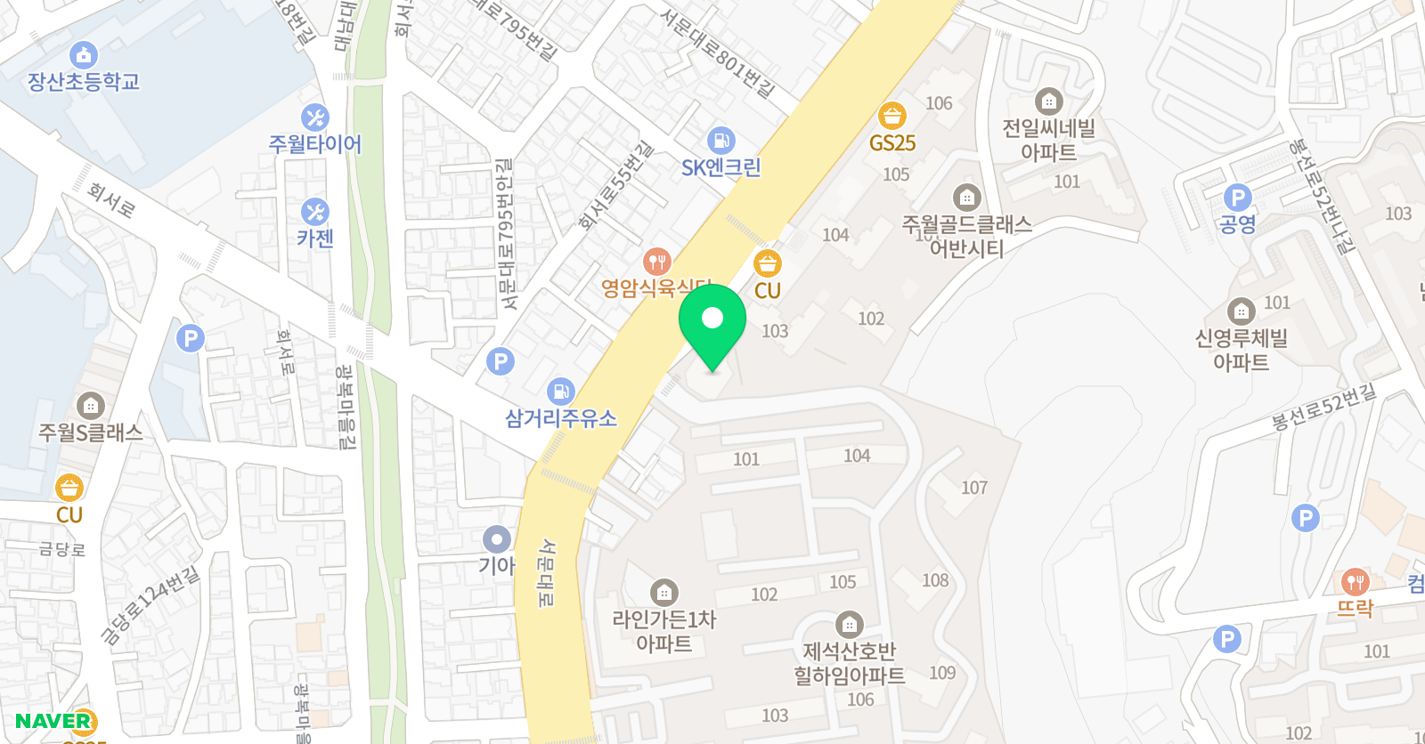 나무그림 미술 위치