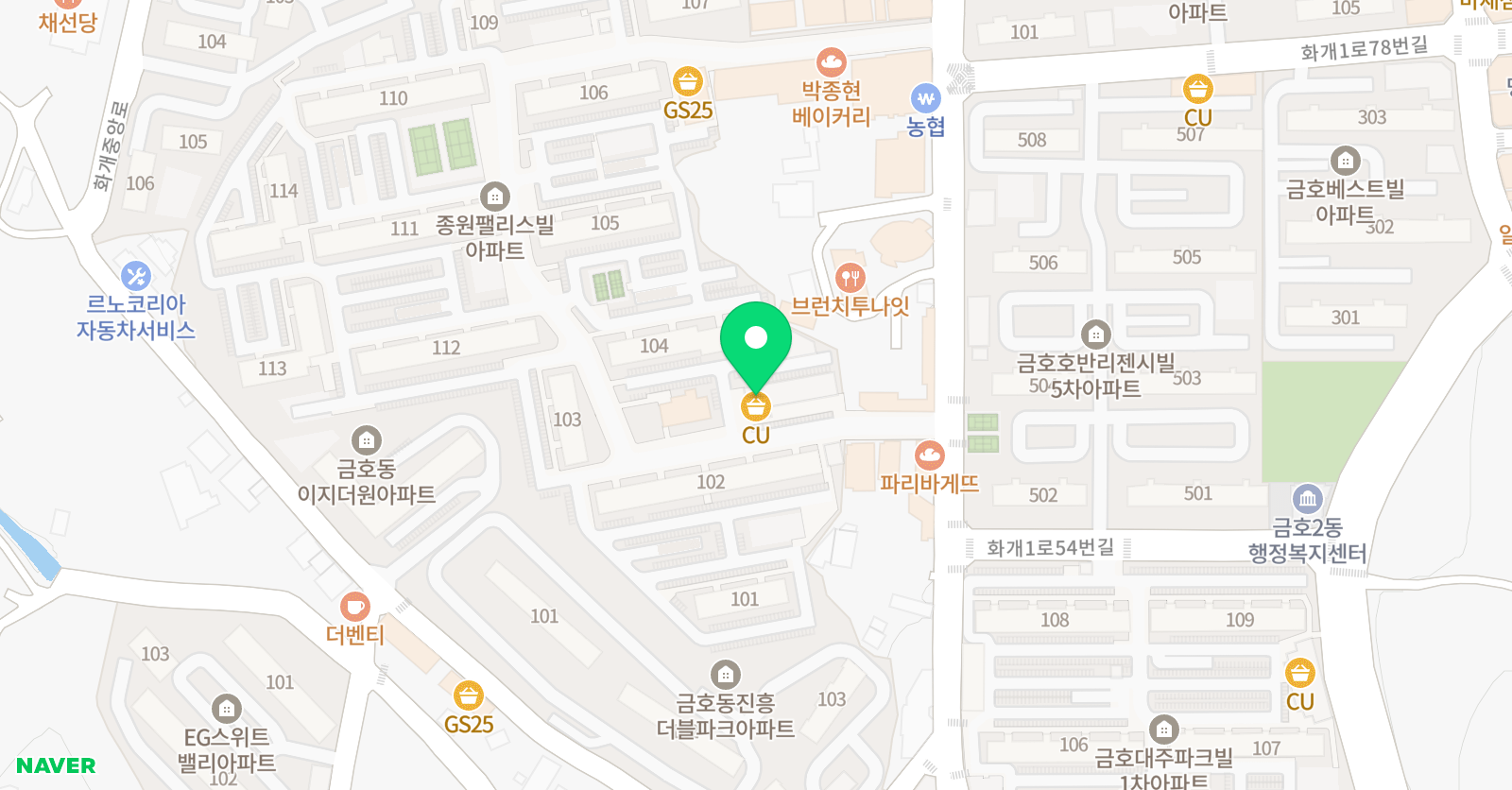 다온 태권도 위치