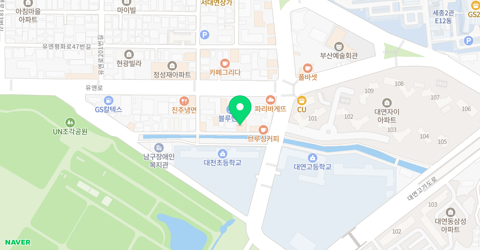 민음 악미술학원 위치