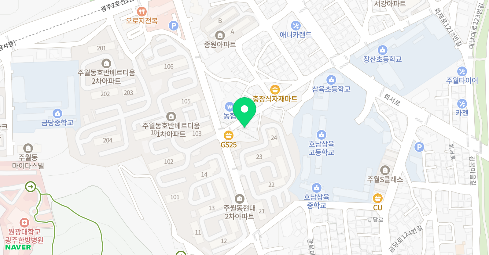 솔루션 학원 위치