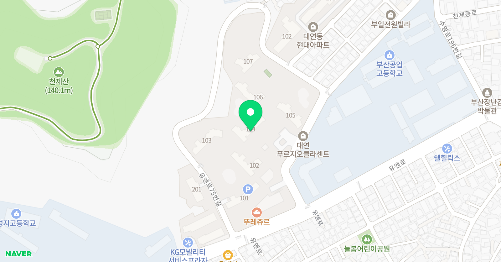아소비 부산대연클라센트점 위치