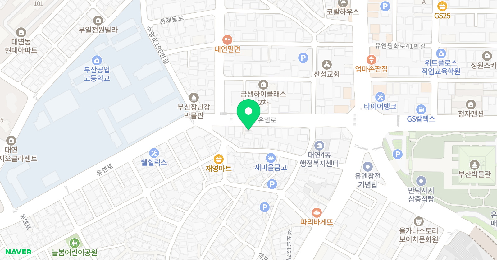 마스터 학원 위치