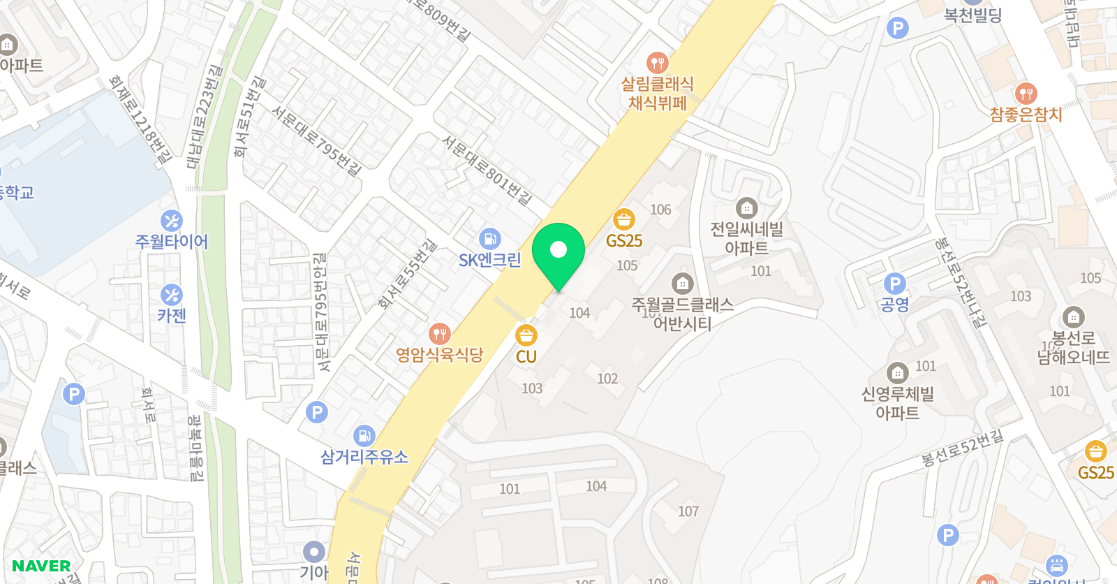 SM 피아노입시전문학원 위치
