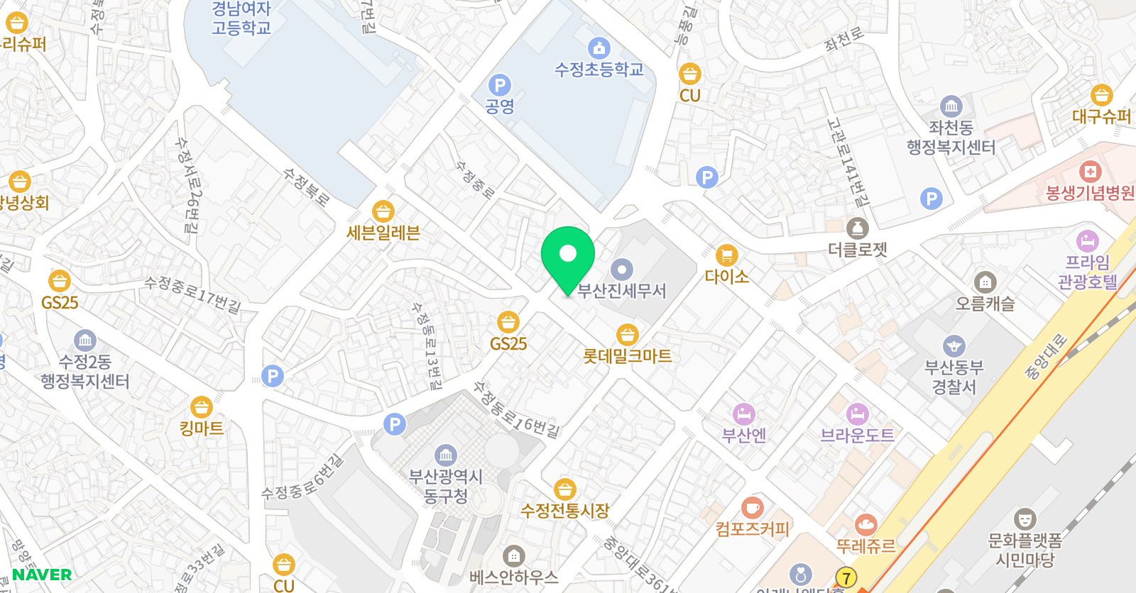 성심 단과학원 위치
