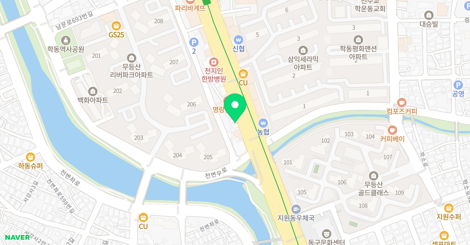 HEYOME 해요미 영어수학학원 위치