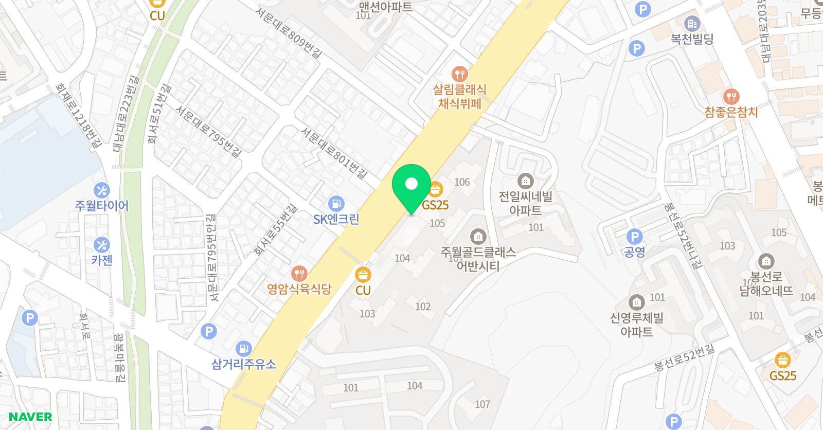 3030 영어 주월러닝센터 위치