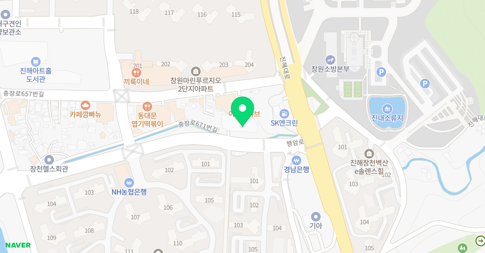 올바른 영어교습소 위치