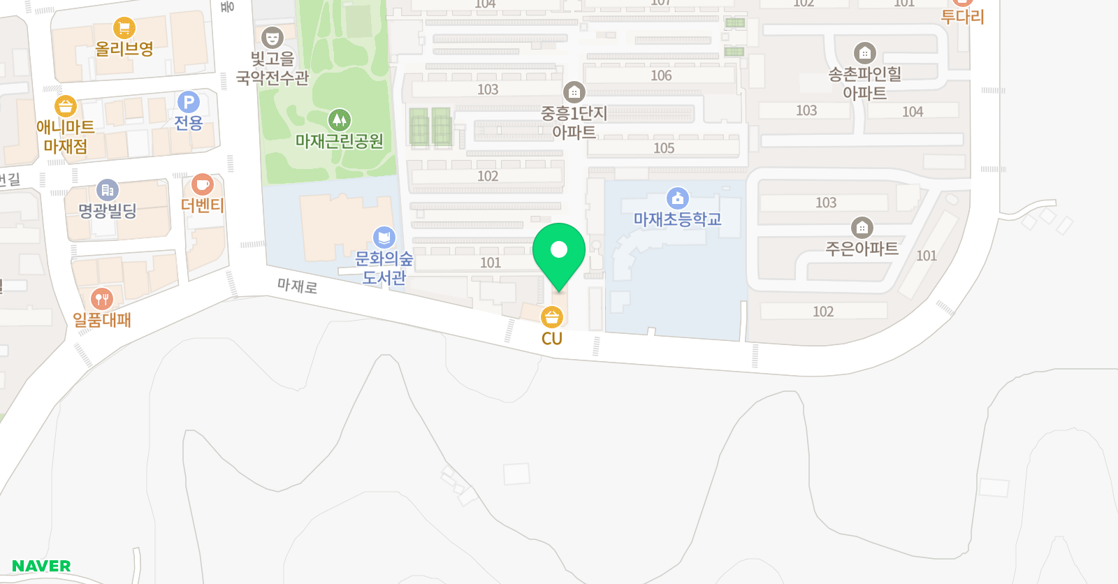 마재줄리아드 음악학원 위치