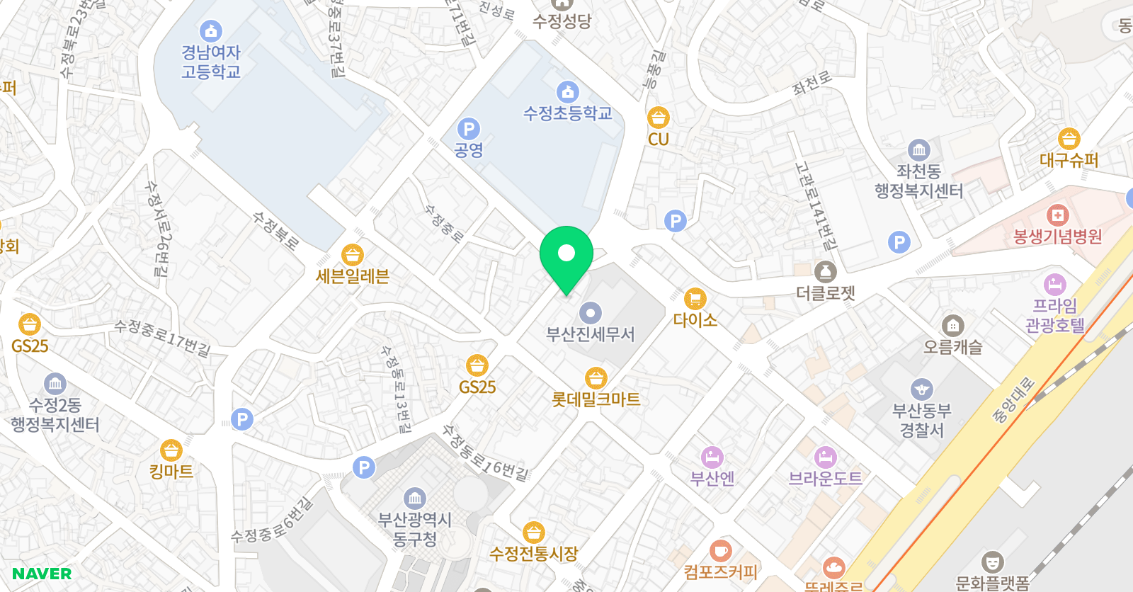 비상아이비츠 동구캠퍼스 위치