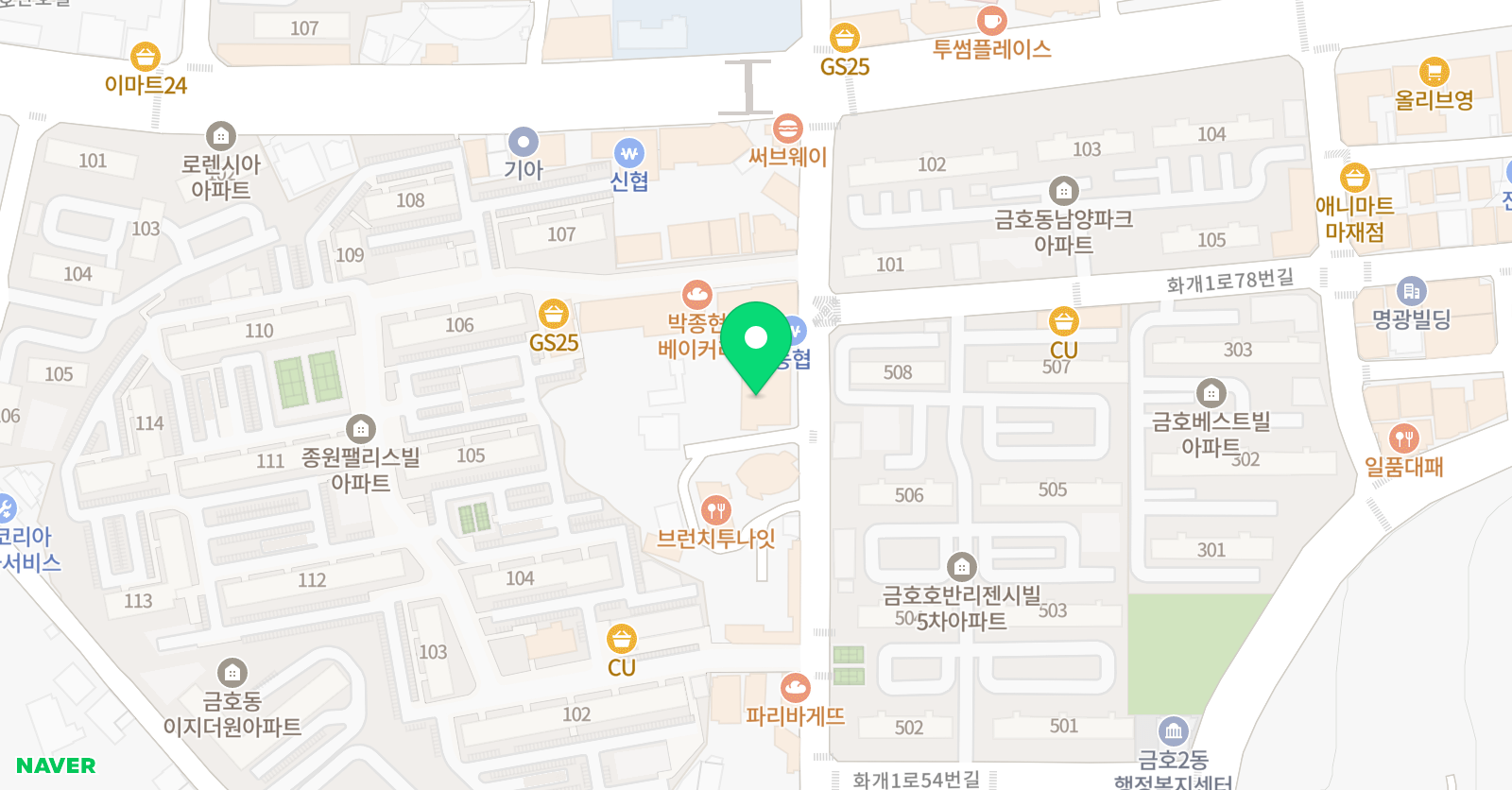 경희대 태권도 위치