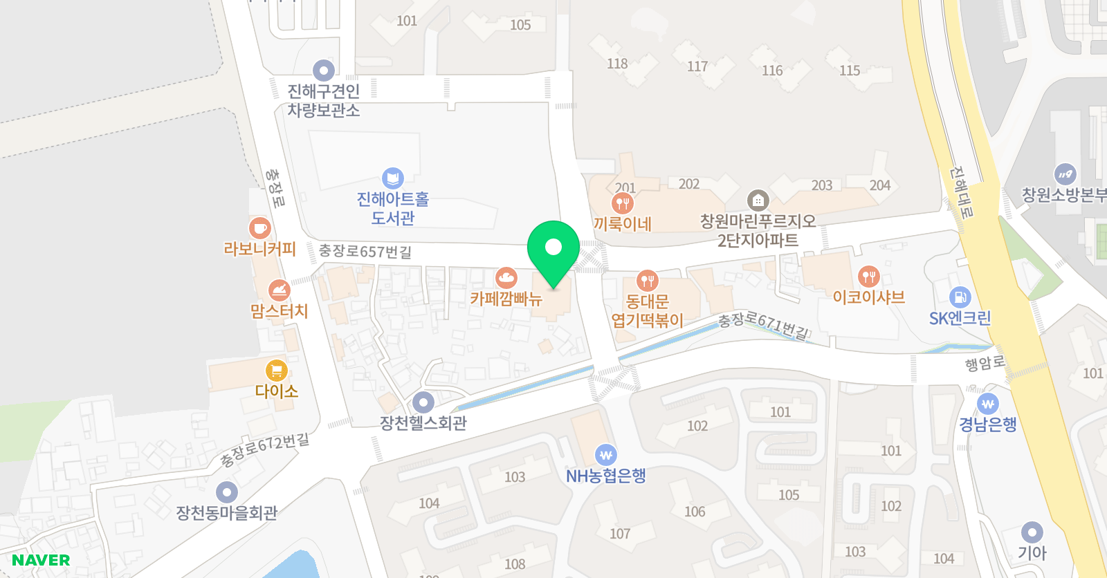 어썸 영어학원 위치