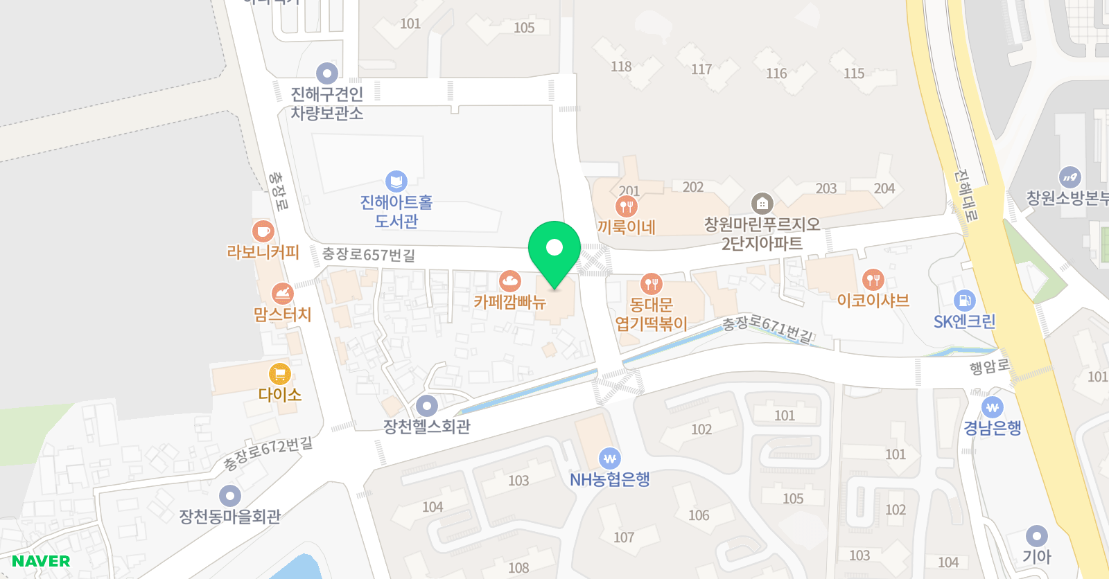 링키영어 장천점 위치