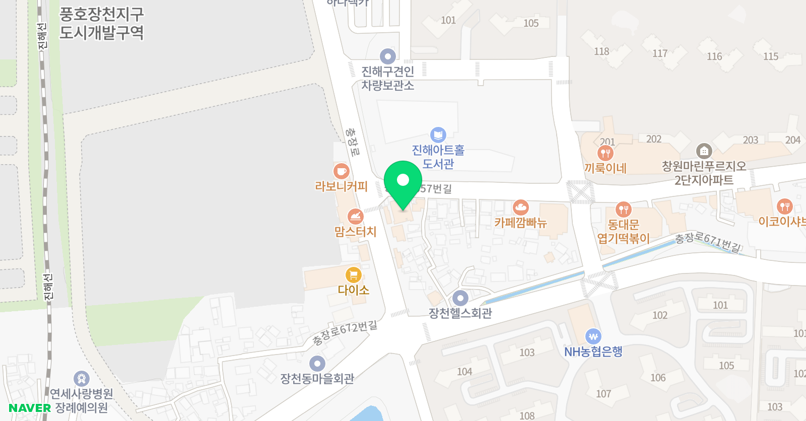 행복한 태권도 위치