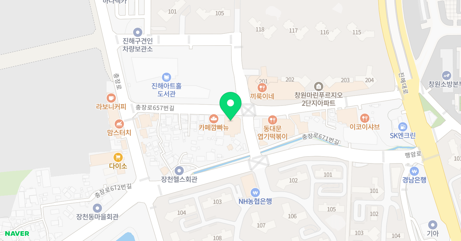 문쌤 논술국어학원 위치