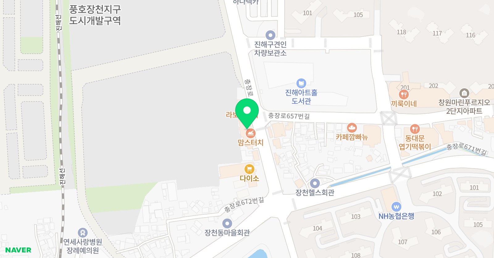 레이나 발레학원 위치
