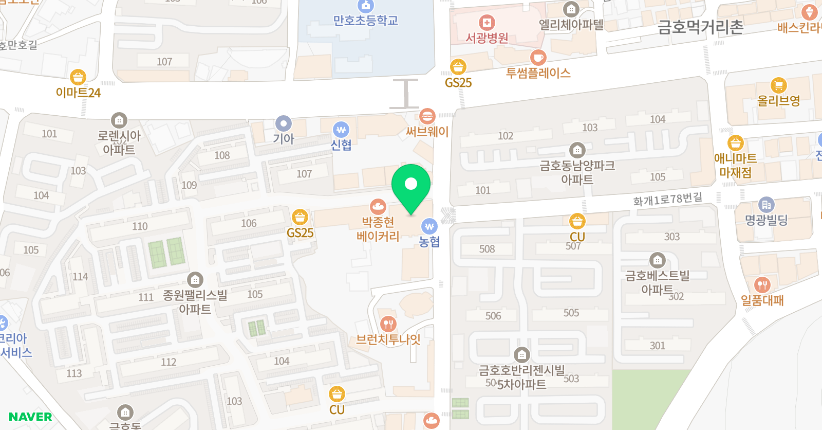 CNL 수학학원 위치
