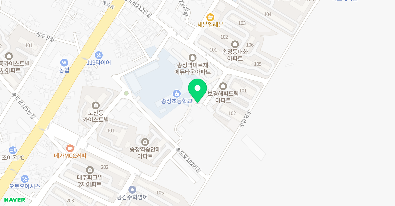 노우하우 영어학원 위치