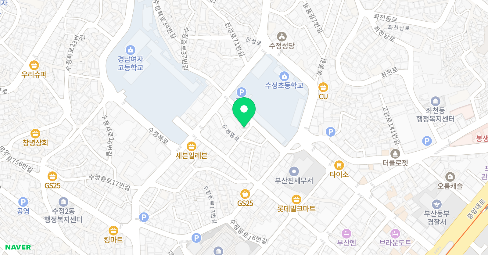 삼성영어셀레나 수정영어교습소 위치