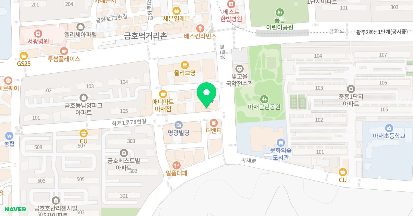 수지아카데미 위치